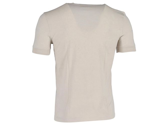 T-shirt Louis Vuitton con logo della palma in cotone beige Marrone - vista 3