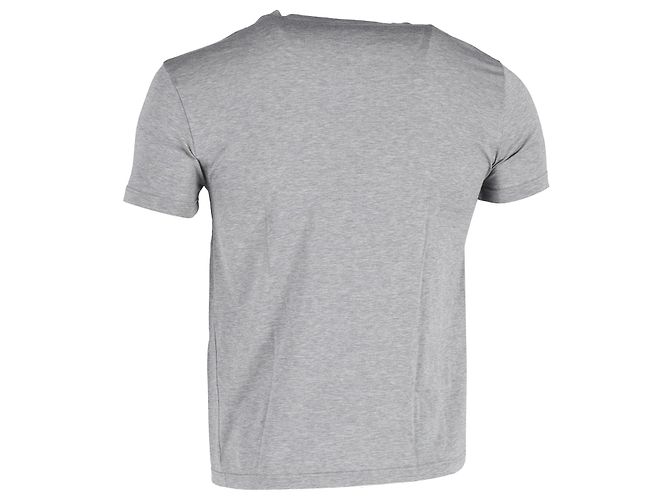 Camiseta Alexander McQueen Skull Pocket em algodão cinza Marrom - vista 3