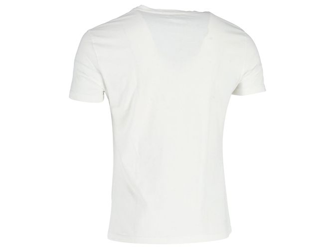 Camiseta con estampado de calavera de Alexander McQueen en algodón blanco - vista 3