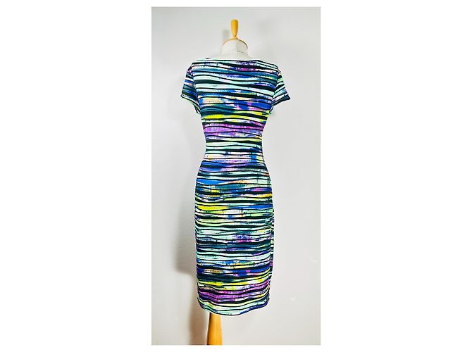 Joseph Ribkoff Wickelkleid mit Blumenmuster Mehrfarben - Ansicht 3