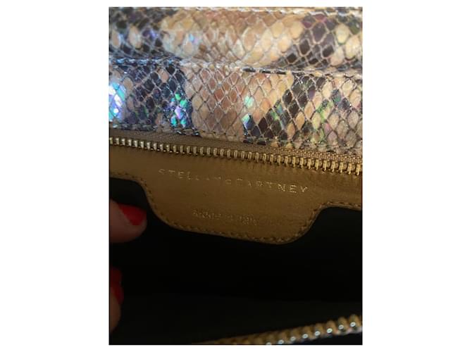 Stella Mc Cartney Stella McCartney Clutch Gold Python Muster Golden - Ansicht 12