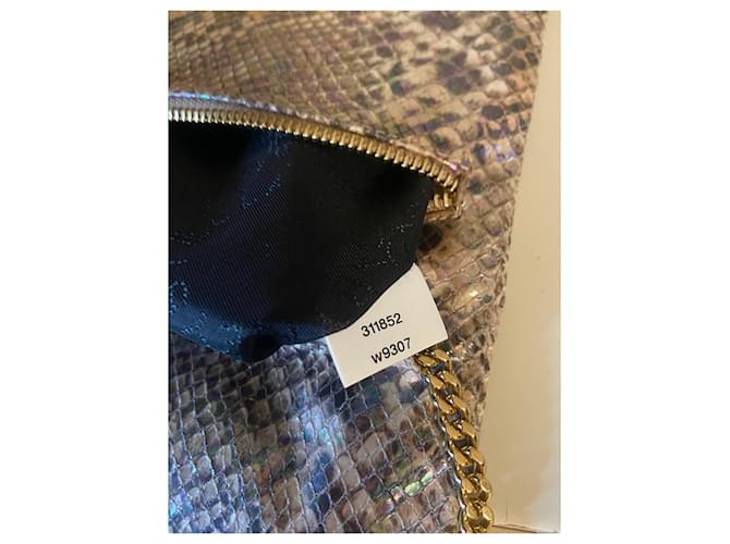 Stella Mc Cartney Stella McCartney Clutch Gold Python Muster Golden - Ansicht 13