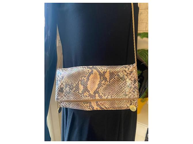Stella Mc Cartney Stella McCartney Clutch Gold Python Muster Golden - Ansicht 2