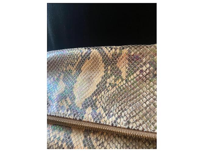 Stella Mc Cartney Stella McCartney Clutch Gold Python Muster Golden - Ansicht 5