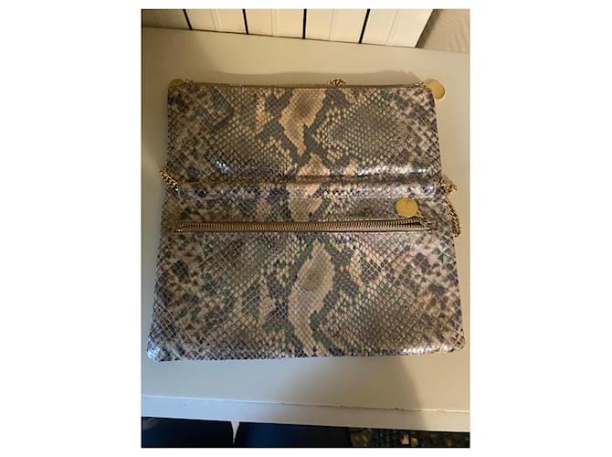 Stella Mc Cartney Stella McCartney Clutch Gold Python Muster Golden - Ansicht 6
