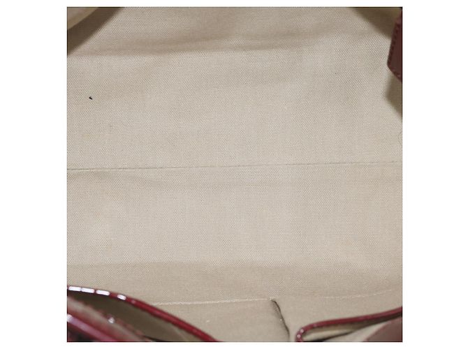 BURBERRY Nova Check Einkaufstasche PVC Leder Rot Auth hk959 - Ansicht 10