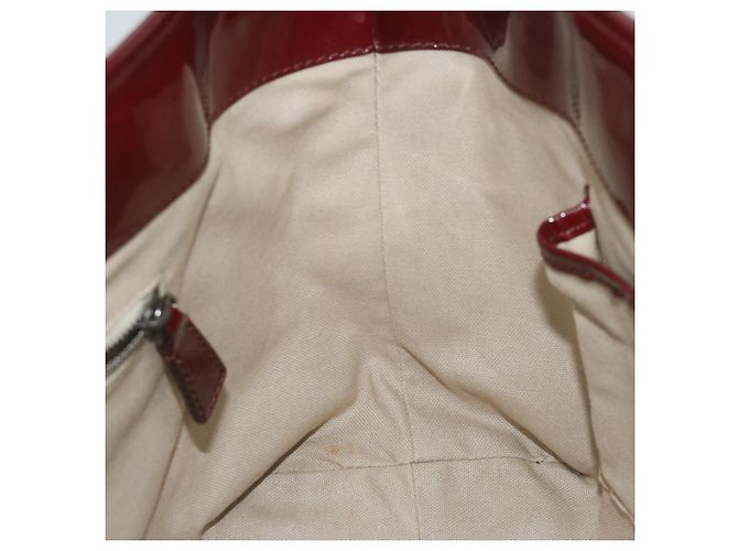 BURBERRY Nova Check Einkaufstasche PVC Leder Rot Auth hk959 - Ansicht 19