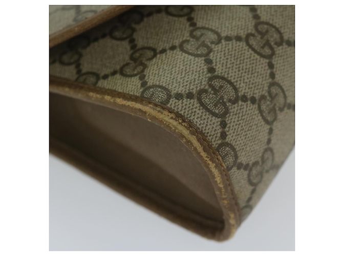 Pochette GUCCI GG Supreme Web Sherry Line Beige Rosso 89 01 030 Aut5314 - vista 14