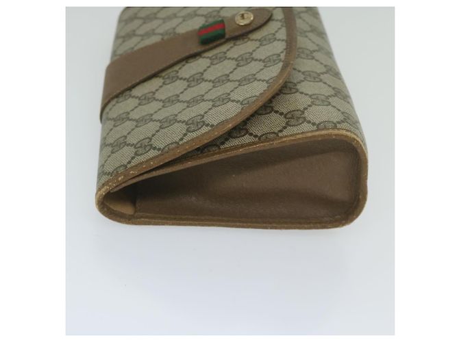 Pochette GUCCI GG Supreme Web Sherry Line Beige Rosso 89 01 030 Aut5314 - vista 4