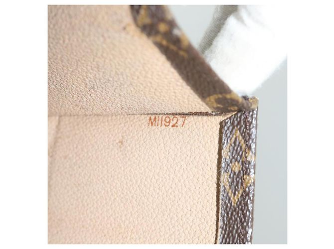 Borsa a mano Sac Plat con monogramma LOUIS VUITTON M51140 LV Auth th4339 - vista 12