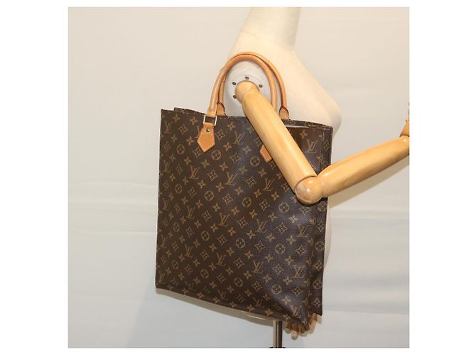 Borsa a mano Sac Plat con monogramma LOUIS VUITTON M51140 LV Auth th4339 - vista 19