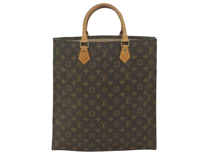 Borsa a mano Sac Plat con monogramma LOUIS VUITTON M51140 LV Auth th4339 - vista 2