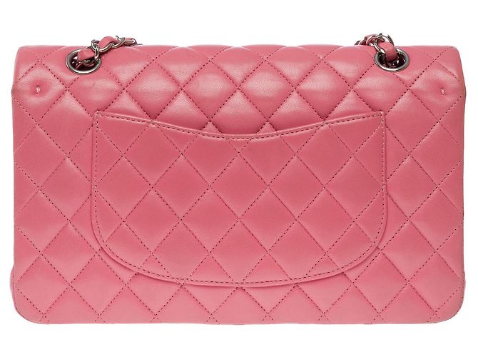 Sac Chanel Timeless/Classico in Pelle Rosa - 101622 - vista 4
