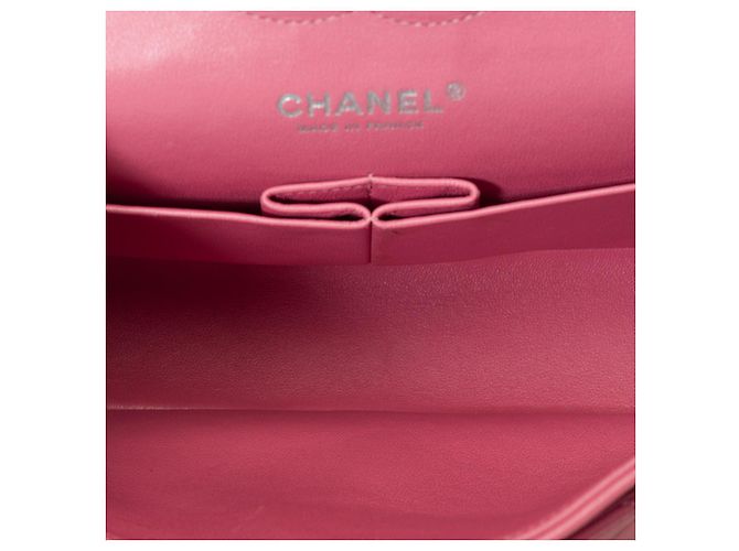 Sac Chanel Timeless/Classico in Pelle Rosa - 101622 - vista 9