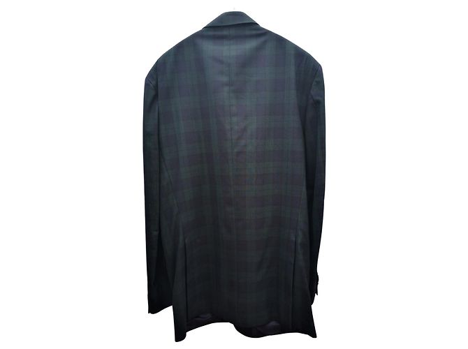 Giacca Blazer Burberry Verde Scuro Cotone - vista 2