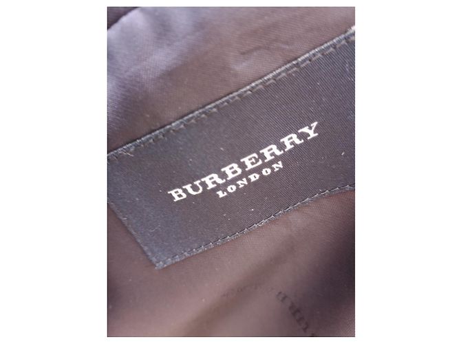 Giacca Blazer Burberry Verde Scuro Cotone - vista 3