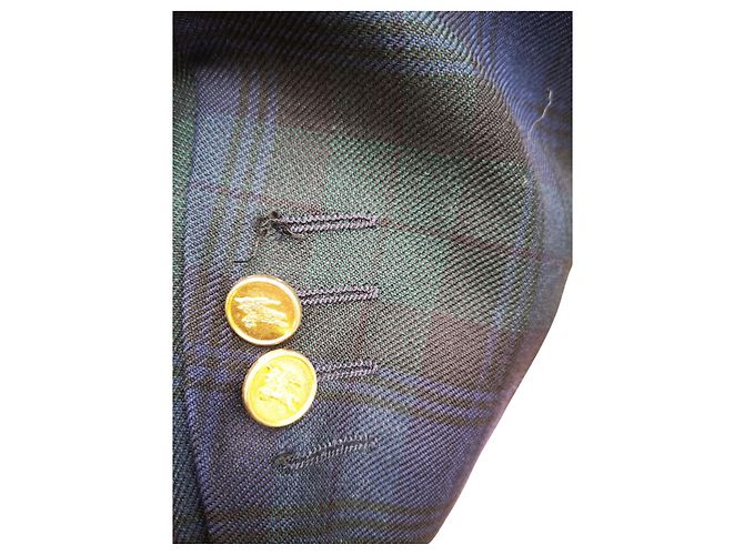 Giacca Burberry Verde Scuro in Cotone - vista 4