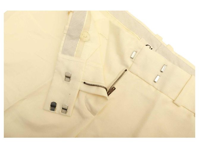 Chloé Bermuda Shorts aus Leinenmischung Creme Roh - Ansicht 6