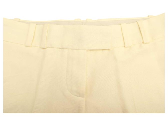 Chloé Bermuda Shorts aus Leinenmischung Creme Roh - Ansicht 7