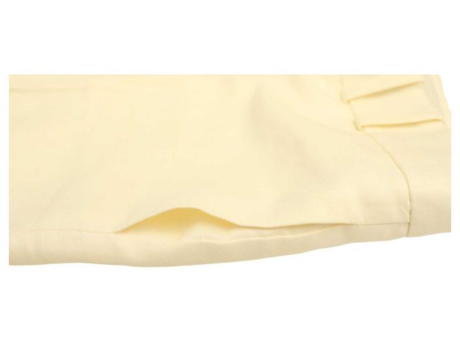Chloé Bermuda Shorts aus Leinenmischung Creme Roh - Ansicht 8