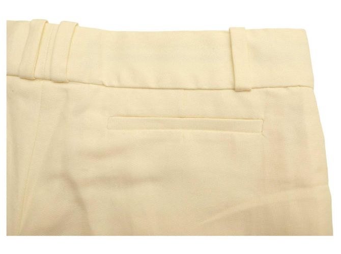 Chloé Bermuda Shorts aus Leinenmischung Creme Roh - Ansicht 9