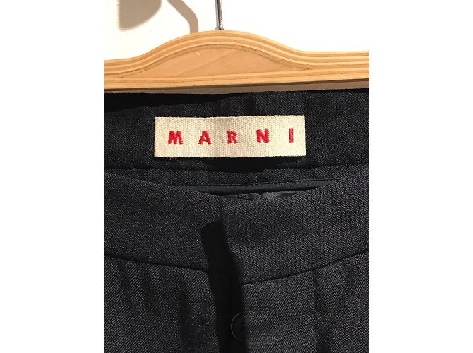 MARNI Hosen T.IT 38 Polyester Blau - Ansicht 3