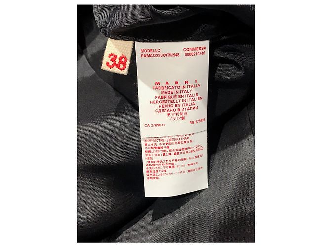 MARNI Hosen T.IT 38 Polyester Blau - Ansicht 4