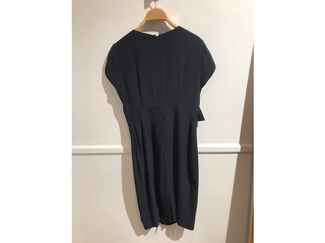 AZZARO Dresses T.fr 40 Synthetic Blue - view 5
