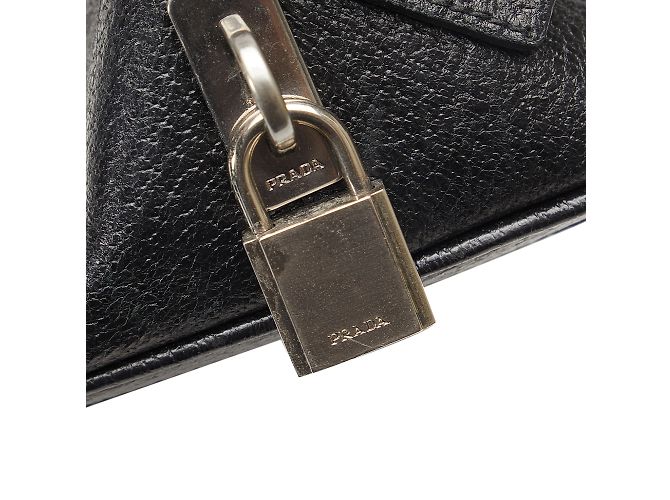 Black Prada Cinghiale Sport Handle Bag - vista 9