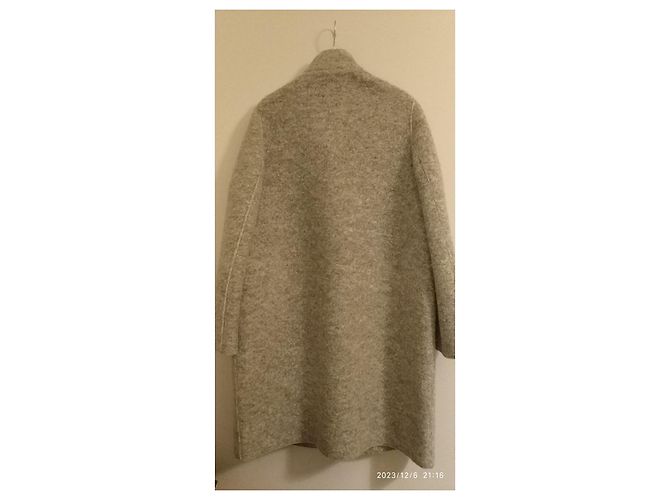 Autre Marque Abrigo de lana gris EWoolution - vista 3