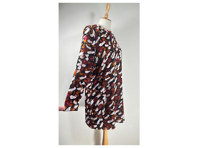 Marimekko Kumper Kesaheina Kleid aus Samt Mehrfarben - Ansicht 2