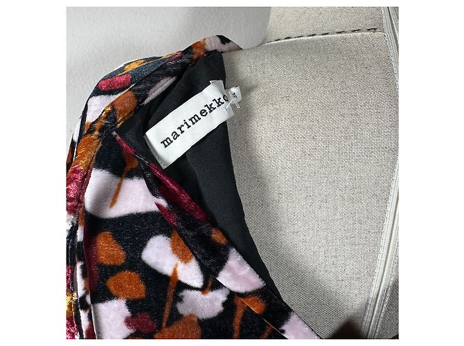 Marimekko Kumper Kesaheina Kleid aus Samt Mehrfarben - Ansicht 5