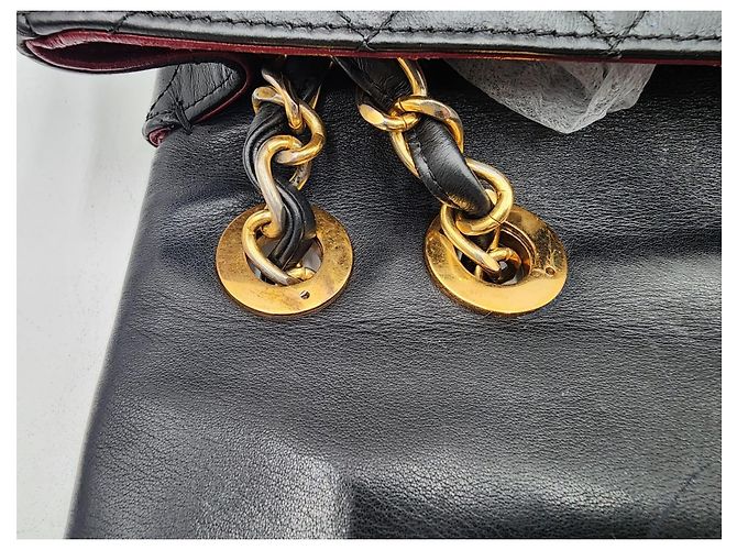 Timeless Borsa a tracolla a tracolla Chanel Classic Maxi XL Nero - vista 13