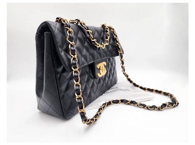 Timeless Borsa a tracolla a tracolla Chanel Classic Maxi XL Nero - vista 3