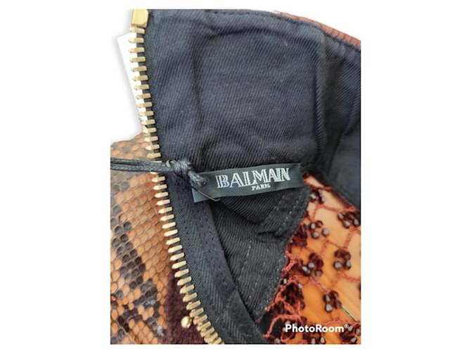 Body Balmain - pieza de pasarela Caqui - vista 2