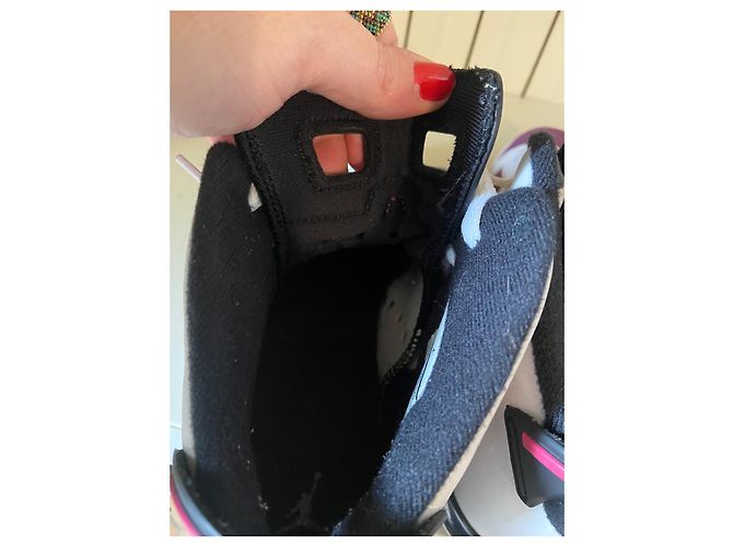 Zapatillas Nike Jordan 6 Retro Grape Blanco Morado Cuero Púrpura - vista 10