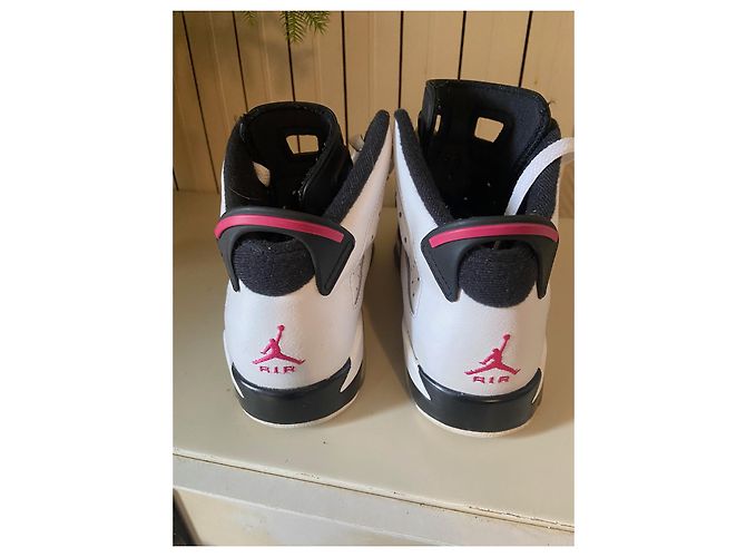 Zapatillas Nike Jordan 6 Retro Grape Blanco Morado Cuero Púrpura - vista 4