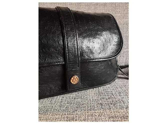 Borsa Hermès Nouméa in pelle esotica Nero - vista 3