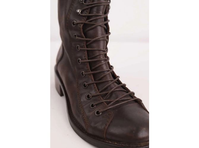 Pinko Botas de couro com cadarço - vista 7