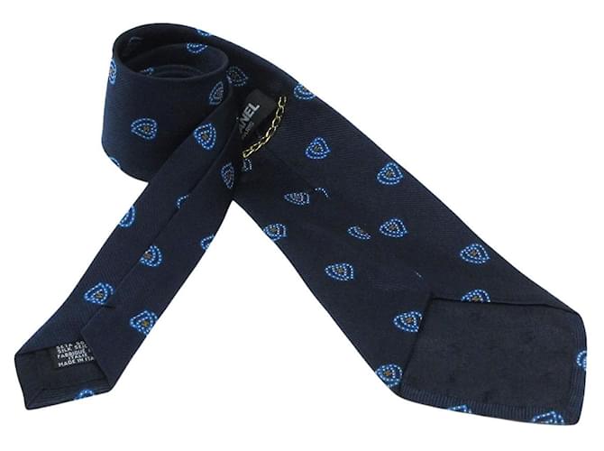 Krawatten Chanel Marineblau - Ansicht 2