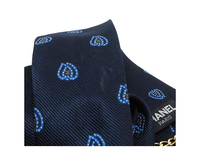 Krawatten Chanel Marineblau - Ansicht 5