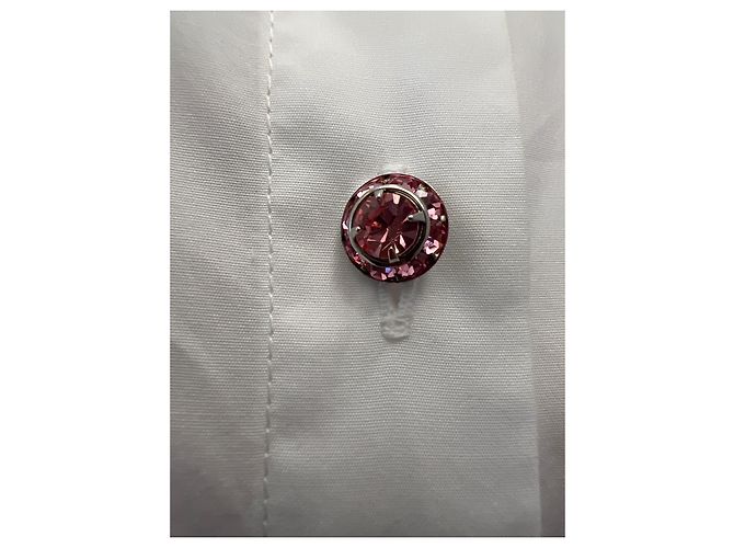 Camisa Corta Dolce & Gabbana de Popelín de Algodón Blanco - vista 3