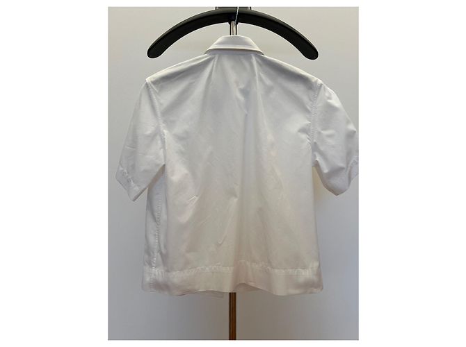 Camisa Corta Dolce & Gabbana de Popelín de Algodón Blanco - vista 4
