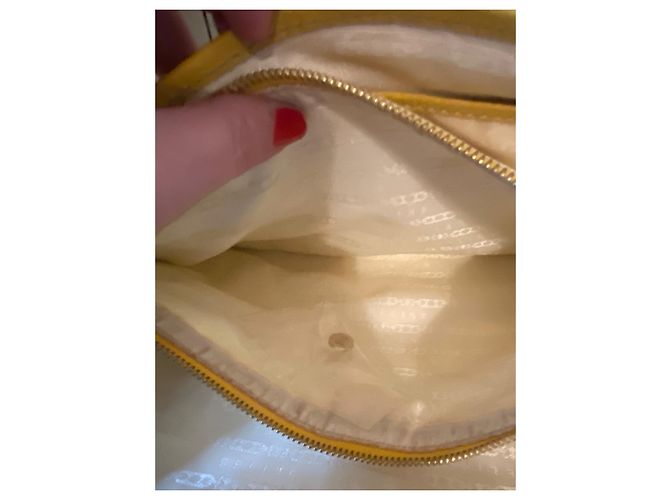 Borsa Céline Boogie Beige in Tela - vista 19