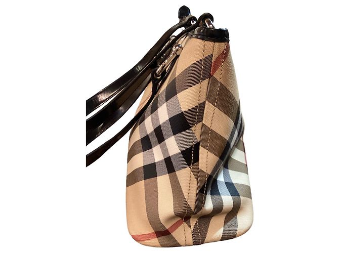 Borsa Burberry Supernova Beige Nero Rosso Multicolore - vista 2
