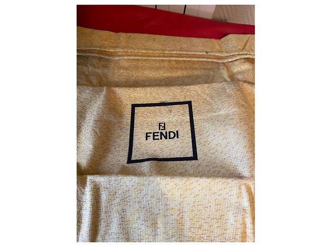 Fendi Shopper Tasche aus rotem Lackleder - Ansicht 12