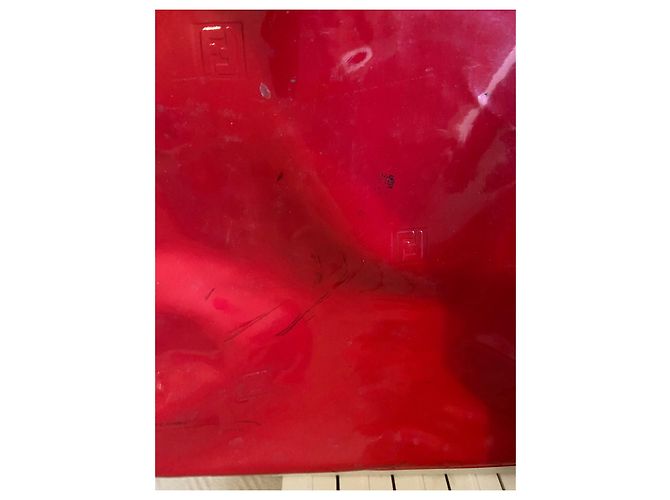 Fendi Shopper Tasche aus rotem Lackleder - Ansicht 17