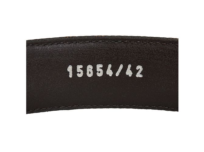 Cinto de lona marrom Fendi Zucca - vista 6