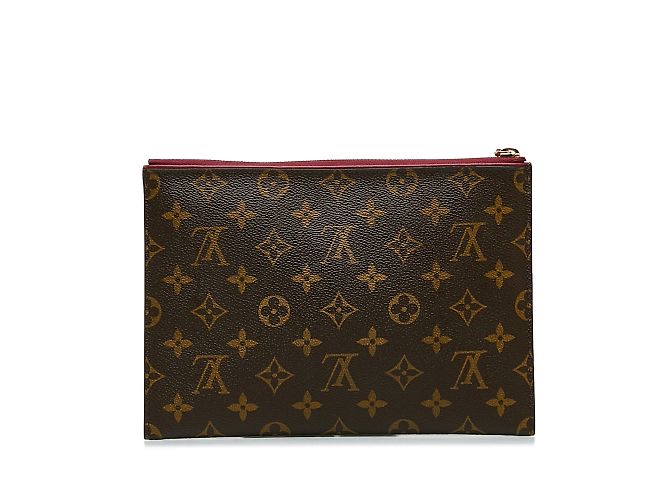 Pochette Pallas con monogramma Louis Vuitton marrone - vista 3