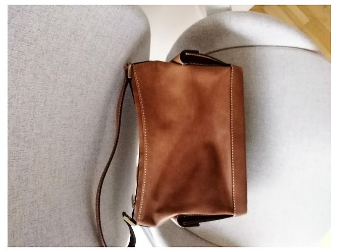 Borsa a mano Carolina Herrera in pelle di vitello Sand Sabbia - vista 6